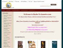 Tablet Screenshot of bookstoinmates.com